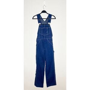 Rare Vintage NWT Dillo Women's Carpenter Blue Denim Jean Bib Overalls 90s Y2K 24